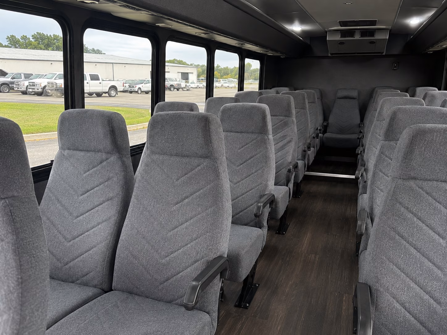 15 passenger minibus inside