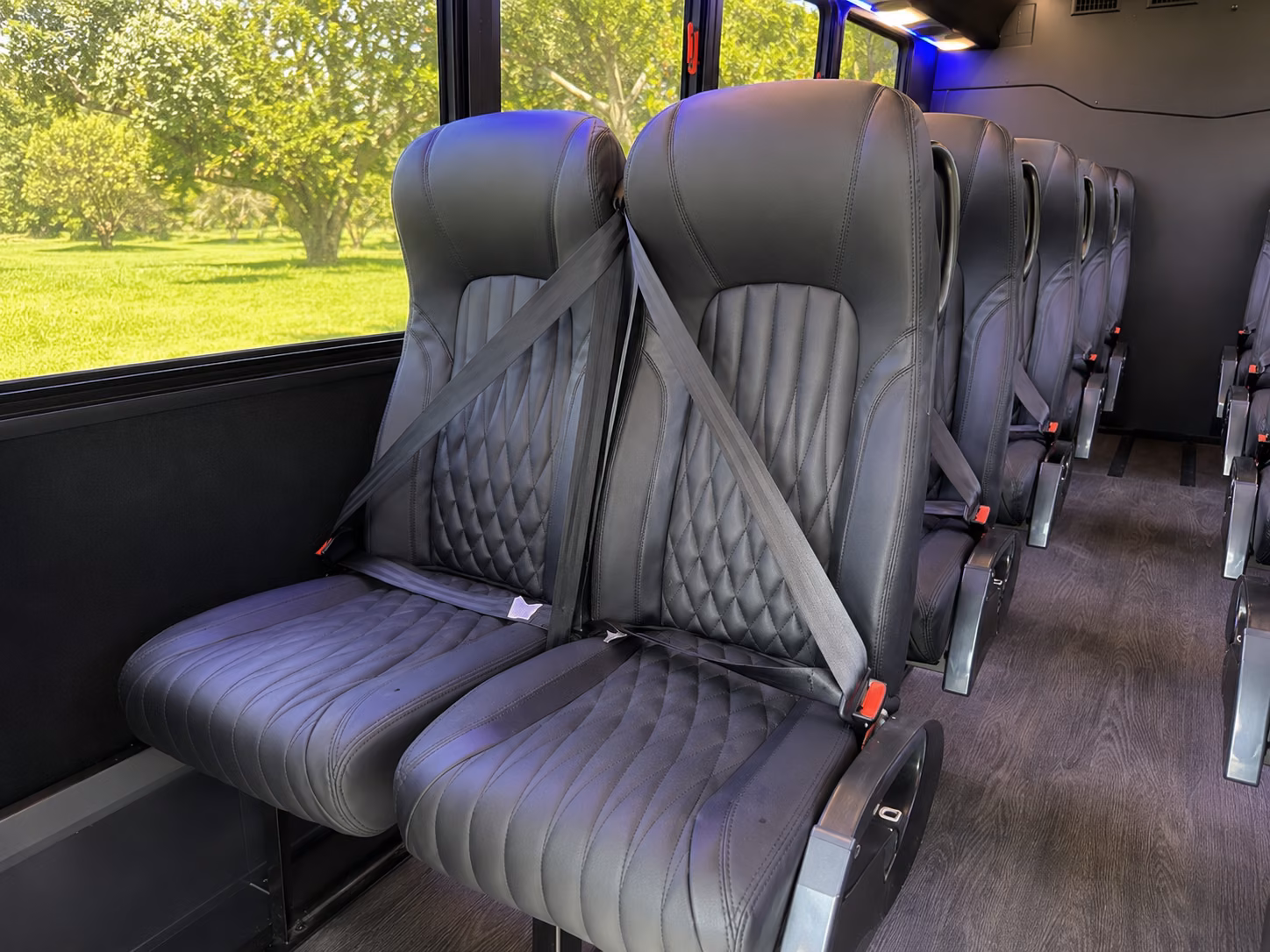 pasco 18 passenger minibus inside
