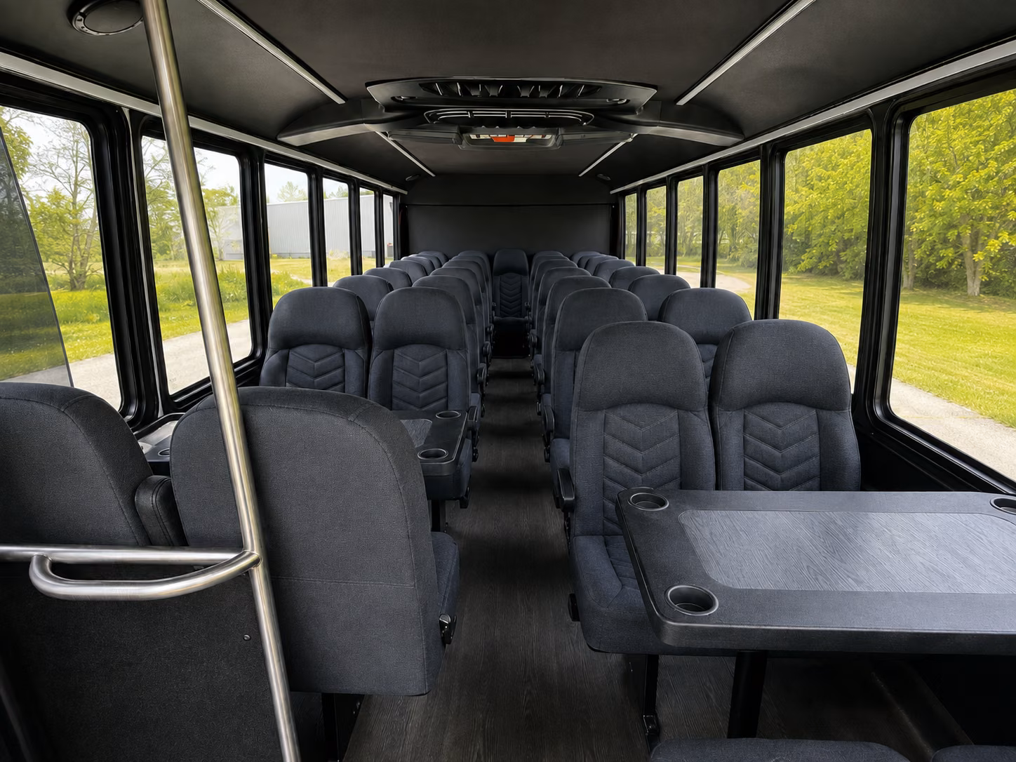 pasco 18 passenger minibus interior
