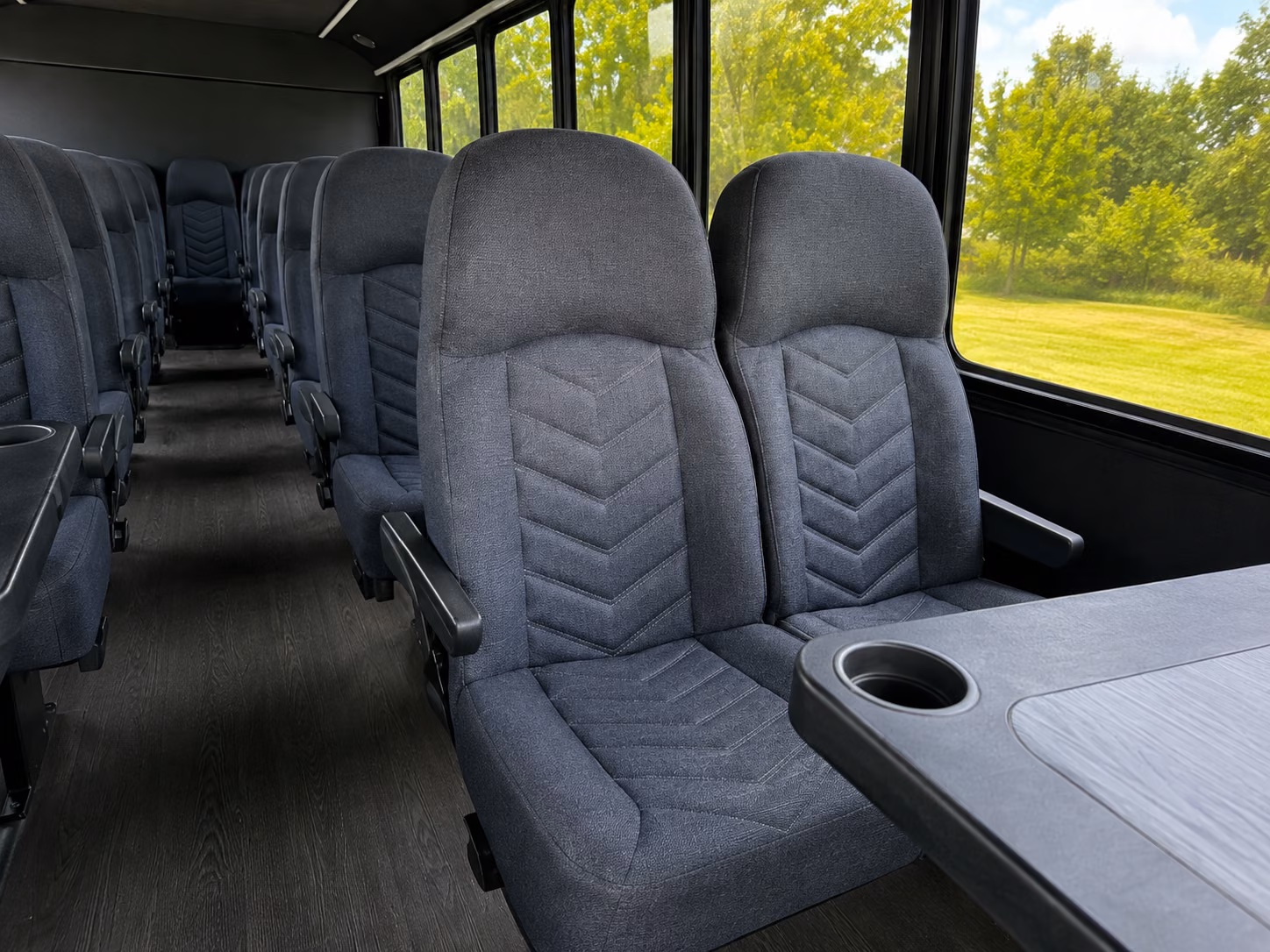 pasco 20 passenger minibus inside