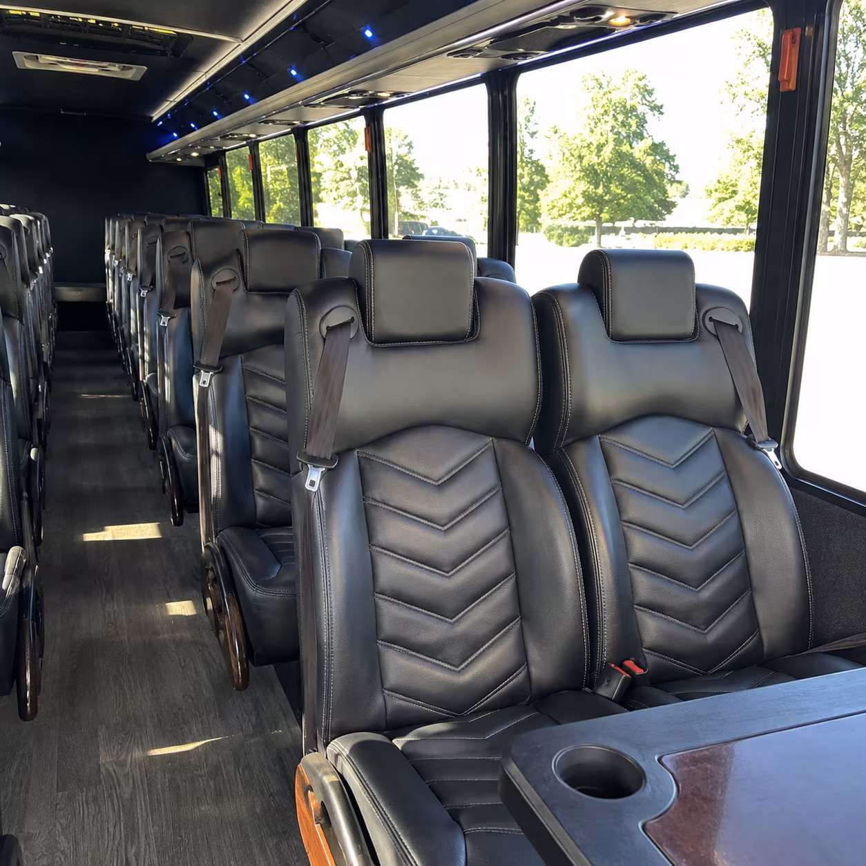 pasco 25 passenger minibus inside