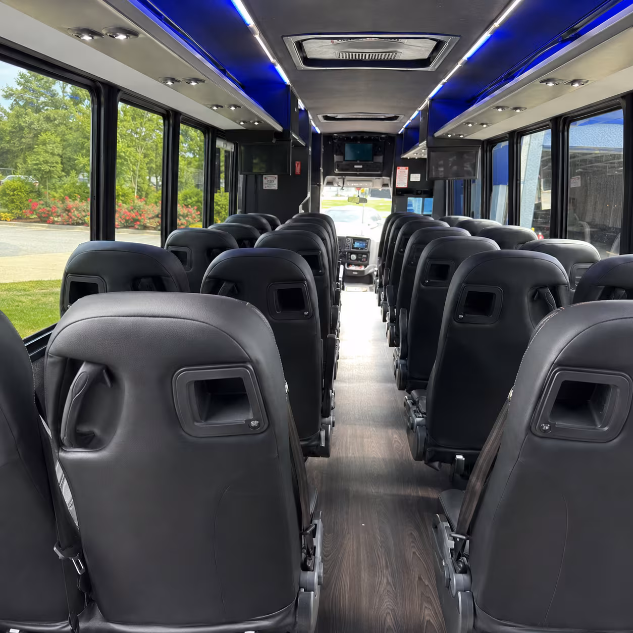 pasco 28 passenger minibus inside