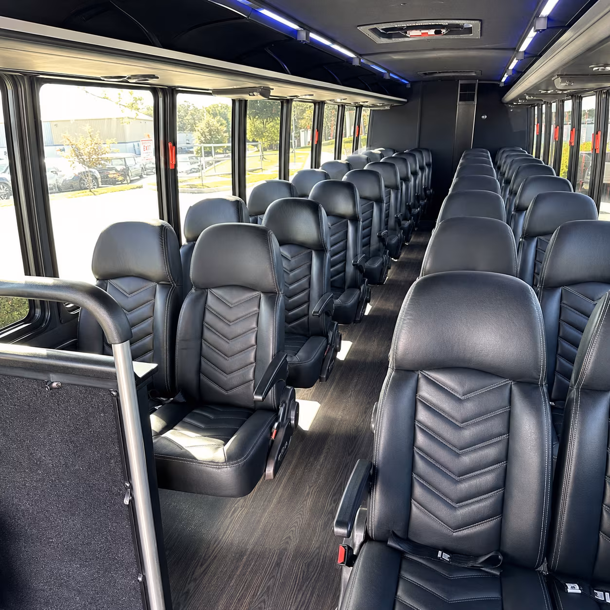 pasco 28 passenger minibus interior