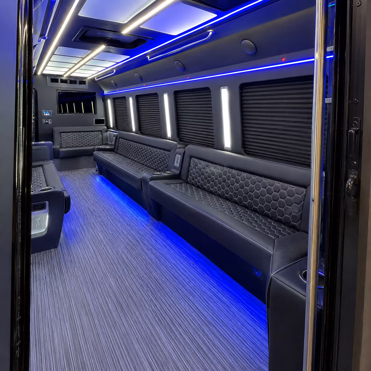 pasco party bus rental interior