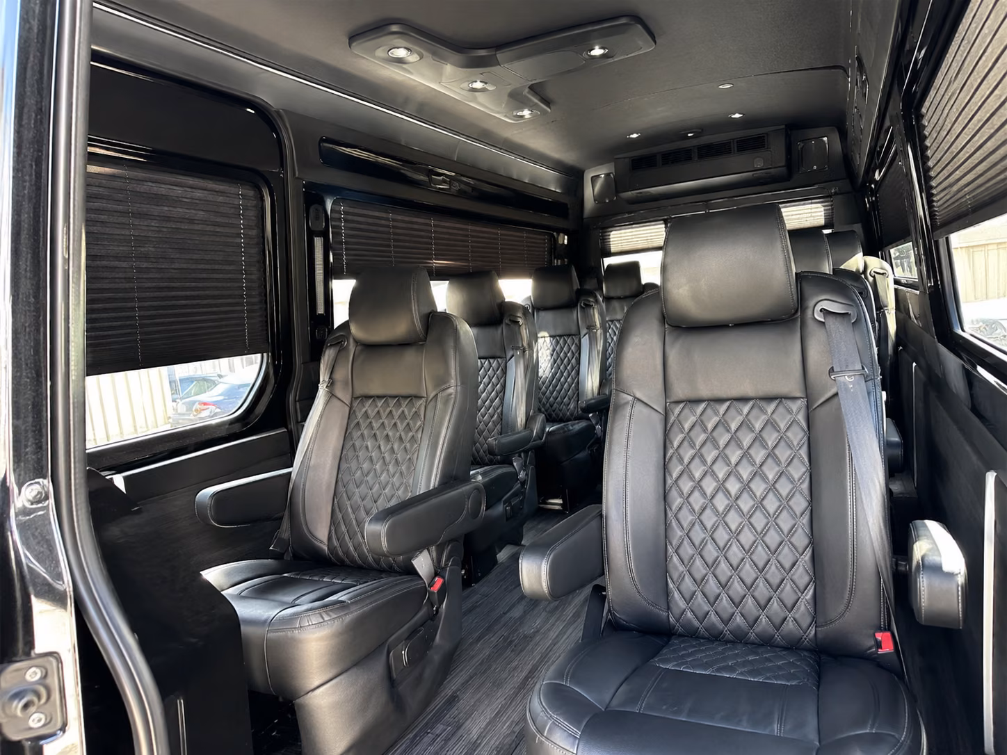 pasco sprinter van with driver inside